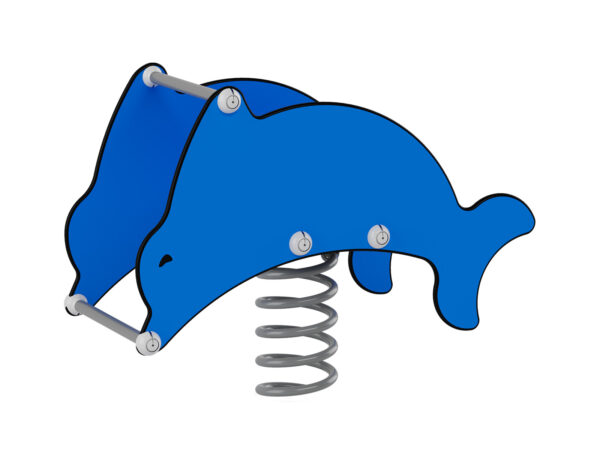 Dolphin Rocker / concrete base