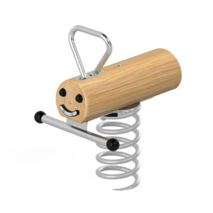 Worm rocker Robinio / concrete base