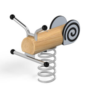 Snail rocker Robinio / concrete base