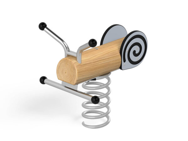 Snail rocker Robinio / concrete base