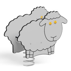 Sheep rocker / concrete base
